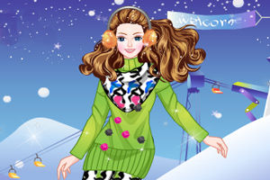 滑雪美女 滑雪美女