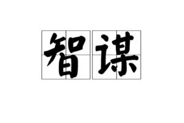 智謀[漢語詞語]
