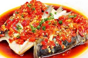 微波爐版剁椒魚頭 微波爐版剁椒魚頭