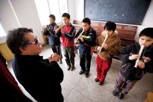 張志平在教學生