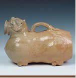 西晉越窯青瓷虎子 西晉越窯青瓷虎子