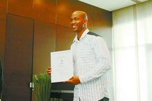 馬布里被聘為第三屆北京環保公益大使