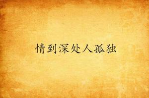 情到深處人孤獨[匣之君起點連載小說]