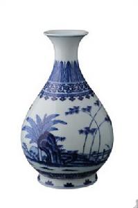 清乾隆青花玉壺春瓶 清乾隆青花玉壺春瓶