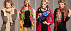 綠蘿藤時尚圍巾