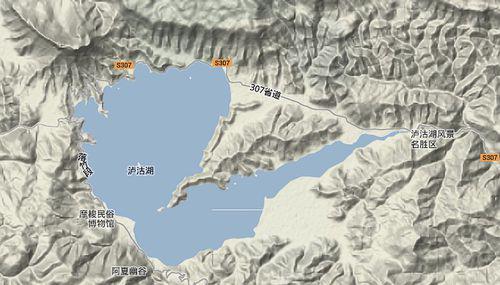 瀘沽湖地區地形地貌