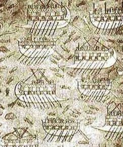 腓尼基艦隊浮雕 腓尼基艦隊浮雕