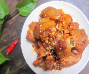 香辣椒鹽手抓豬蹄 香辣椒鹽手抓豬蹄