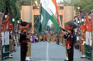 印巴邊境降旗儀式 印巴邊境降旗儀式