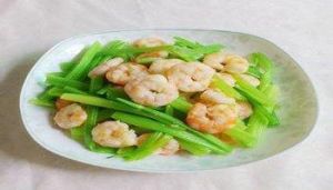 芹菜蝦子 芹菜蝦子