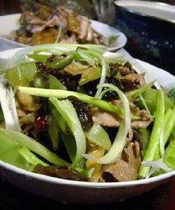 木耳萵筍肉片 木耳萵筍肉片