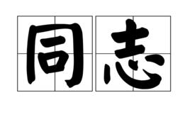 同志[漢語詞語]