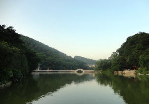 桂林西山美麗景色