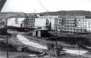 位於挪威的一個正在建造的潛艇洞庫