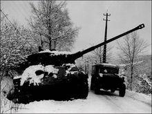 阿登戰役中被擊毀的德軍坦克