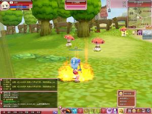 露娜online的遊戲畫面