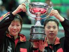 世乒賽獎盃的來歷