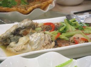 豆泡豉椒燜烏頭 豆泡豉椒燜烏頭