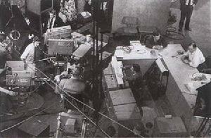 BBC演播室節目播出前的情景