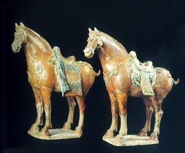 三彩馬2件 三彩馬2件