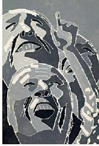 方力鈞無題畫 方力鈞無題畫