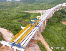 黑岩坪大橋施工2017-7月