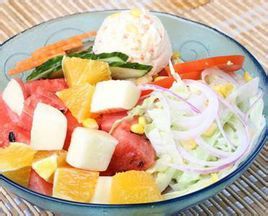 彩虹水果蔬菜沙拉 彩虹水果蔬菜沙拉