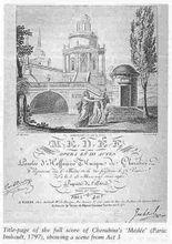 凱魯比尼《美狄亞》總譜首版封面，1797年