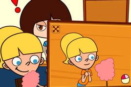 頑皮女孩小動作 頑皮女孩小動作