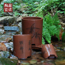 紫砂花盆