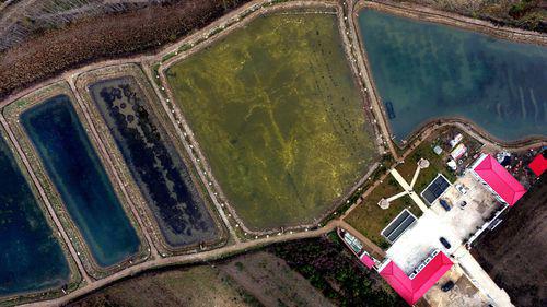 黃龍縣石堡鎮店子河水產養殖基地