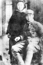 1944年，劉世昌和夫人阮若琳在延安