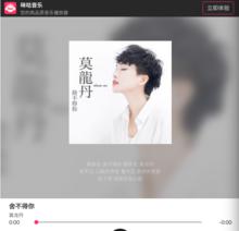 捨不得你[（莫龍丹2016年發布的新單曲）]