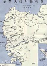 蘭芳共和國疆域圖