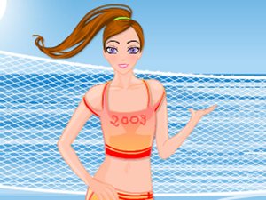 女子沙灘排球遊戲 女子沙灘排球遊戲