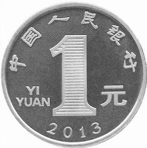 1元蛇年紀念幣
