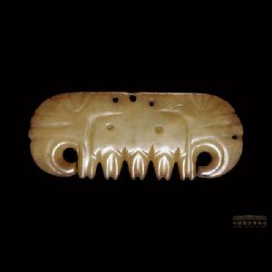 新石器時代神面形佩 新石器時代神面形佩