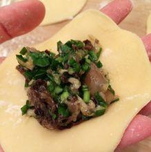 三鮮鴨蛋黃餃子