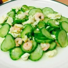 黃瓜蝦仁炒蛋 黃瓜蝦仁炒蛋