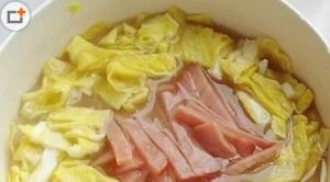 蛋香火腿雞湯燴麵 蛋香火腿雞湯燴麵