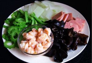 雙瓜炒蝦球 雙瓜炒蝦球