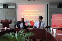 與美國Clemson大學簽立雙博士聯合培養協定