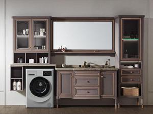 阿洛尼浴室櫃-鎏金歲月系列組合櫃