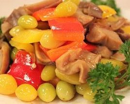 銀杏果炒豬肚 銀杏果炒豬肚