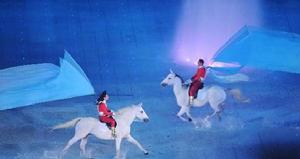 開幕式現場精彩的文藝表演