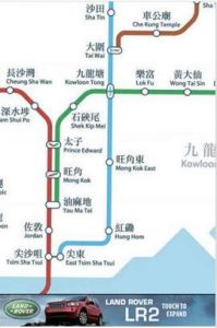 香港捷運線路圖