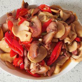 辣炒雞腿菇 辣炒雞腿菇