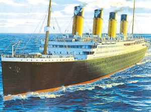 鐵達尼號資料照片