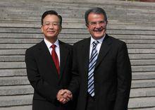 普羅迪與中國國務院總理溫家寶