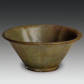 耀州窯青釉蓮瓣碗 耀州窯青釉蓮瓣碗